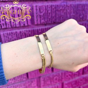 Engravable Solid Miami Cuban Bracelet 3.25mm 7"- Bracelet - Image 3