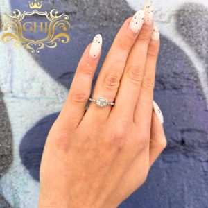 Cushion Cut 1.0ct #237 - Diamond Ring - Image 3