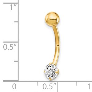 Cz Belly Ring 10k - Body Jewellery - Image 3