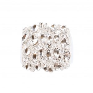 Large Blizzard - Silver Ring