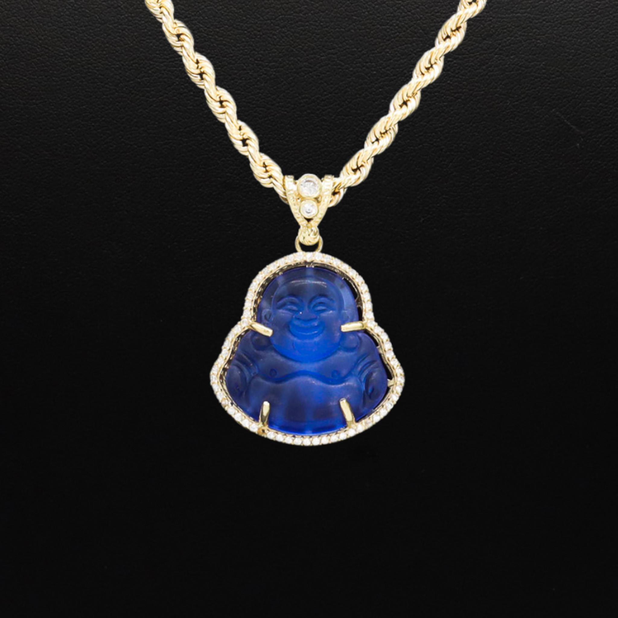 Blue Buddha - Pendant - Golden Hand Jewellery