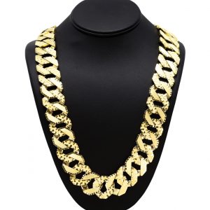 Nugget X Diamond Cut 25mm 28" - Solid Chain