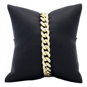 Icy Miami Cuban Bracelet 1.7ct 7.25" #179 - Bracelet