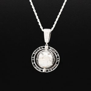Spinner Globe - Silver Pendant - Image 3