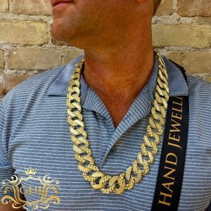Nugget X Diamond Cut 25mm 28" - Solid Chain - Image 3