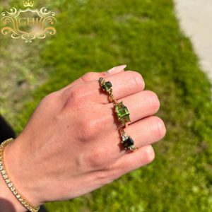 August Square Birthstone - Ladies Ring - Image 3