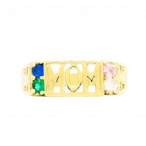 Mom 4-Stone Birthstone - Ring