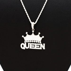Queen Cz - Silver Pendant - Image 3