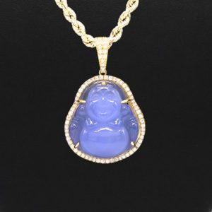 Light Blue Buddha - Pendant - Image 3