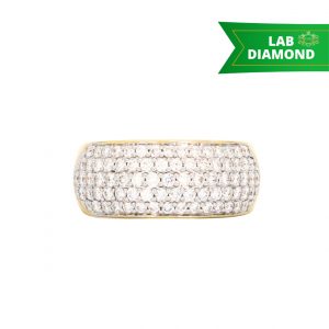Diamond Band 1.1ct Lab #252 14k - Diamond Ring