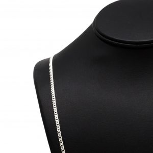 Solid Curb 2.75mm 30" - Silver Chain - Image 3