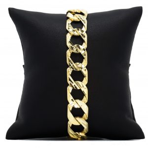 Oval Diamond Cut 13mm 8.5" - Bracelet