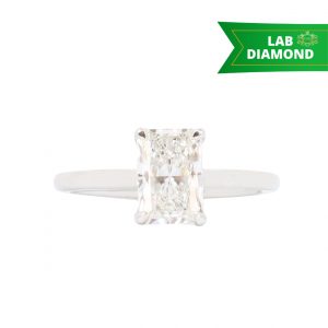 Radiant Cut 1.5ct Lab #262 - Diamond Ring