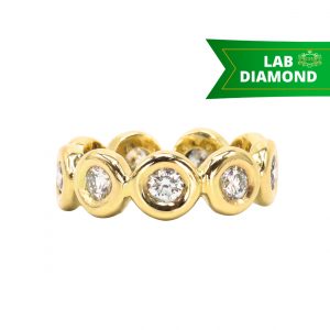 Diamond Band 1.4ct Lab #2 10k - Diamond Ring