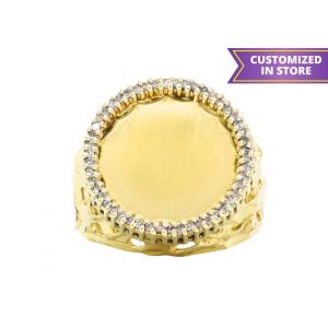 Diamond Signet .25ct #40 - Diamond Ring