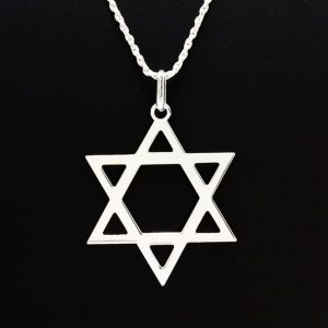 Star Of David XL - Silver Pendant - Image 3