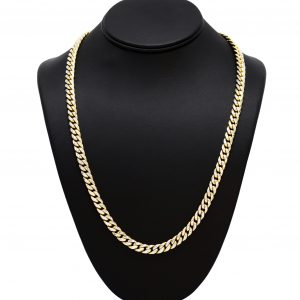 Two Tone Miami Cuban 7.5mm 24" - Chains