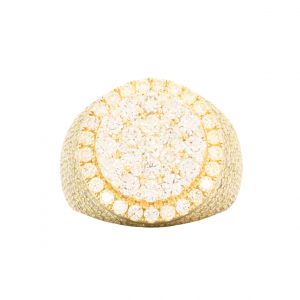 Round Genuine Diamond Ring 5.5ct #267- Diamond Ring