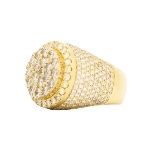 Round Genuine Diamond Ring 5.5ct #267- Diamond Ring - Image 3