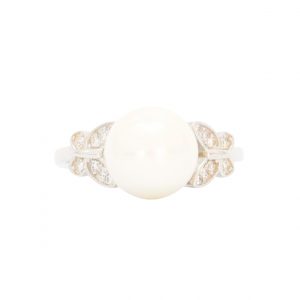 Butterfly Pearl - Silver Ring