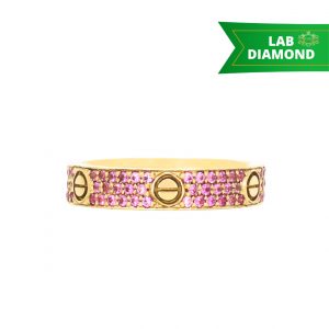 Sapphire Love Band 1.0ct Lab #269 - Ring