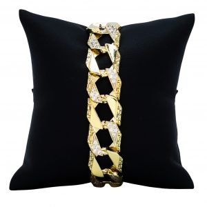 Cz Nugget 16.75mm 9"-Bracelet