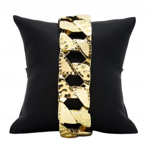 Nugget X Diamond Cut 22.5mm 9" - Bracelet