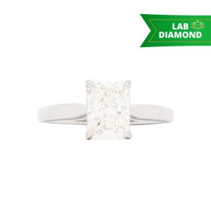 Radiant Cut 2.02ct Lab - Diamond Ring