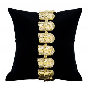 Cz Jesus 19.5mm 8"-Bracelet