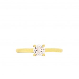 CZ Solitaire 10k - Ring