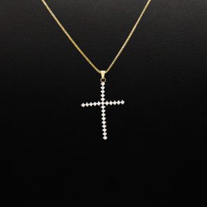 Medium Cz Cross - Pendant - Image 3