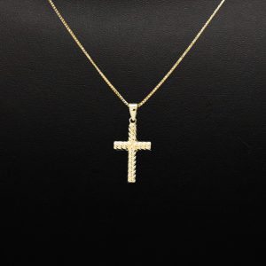 Small Twist Cross - Pendant - Image 3