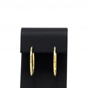 Medium Hoops 2MM 10k - Earrings