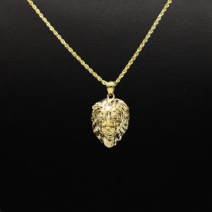 Lion Diamond Cut - Pendant - Image 3
