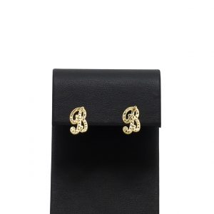 Script Letter B - Earrings - Image 1