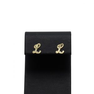 Script Letter L - Earrings - Image 1