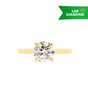 Brilliant Cut 1.5ct Lab #227- Diamond Ring