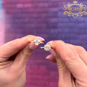 Heart 2ct Lab #87- Diamond Ring - Image 4