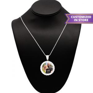 Cz Silver Memory Pendant - Pendant