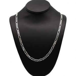 Solid Figaro 5.75mm 24" - Silver Chain