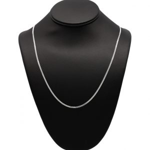 Solid Cuban 2.25mm 22" - Silver Chain
