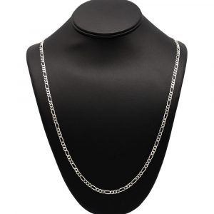 Solid Figaro 3.75mm 28" - Silver Chain