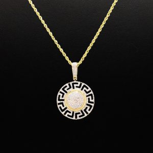 Diamond Round Medusa .50ct- Pendant - Image 3
