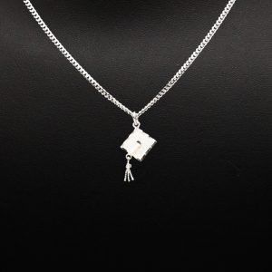 Grad Cap - Silver Pendant - Image 3