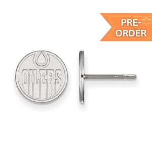 Oilers NHL Silver-Earrings