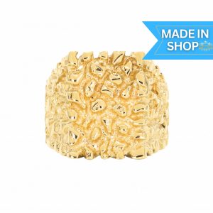 Big Size Chester Nugget - Solid Nugget Ring