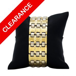 Two Tone Watch Style 26mm 7.75" - Bracelet