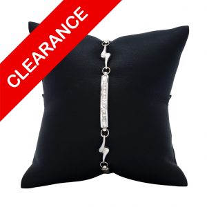 White Gold Cz 3.75mm 7.5" - Bracelet