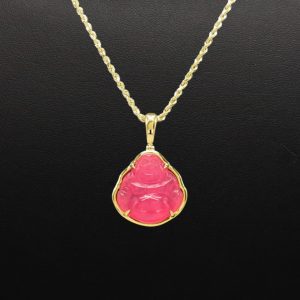 Pink Buddha - Pendant - Image 3