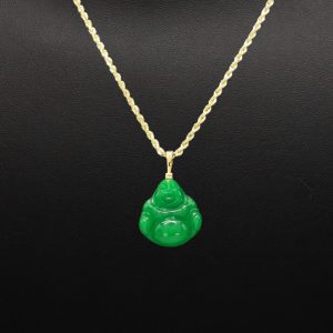 Green Buddha 10k - Pendant - Image 3